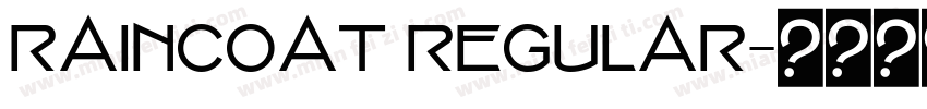 Raincoat Regular字体转换